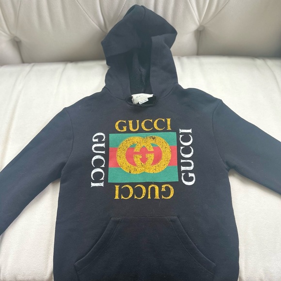 Authentic Gucci Interlocking-G cotton hoodie - Picture 2 of 5